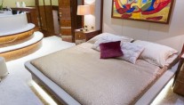 Luxurious cabins aboard superyacht HOUBARA